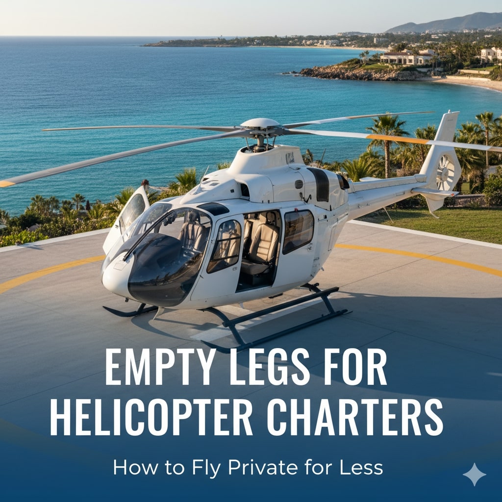 Empty Legs for Helicopter Charters: How to Fly Private for Less