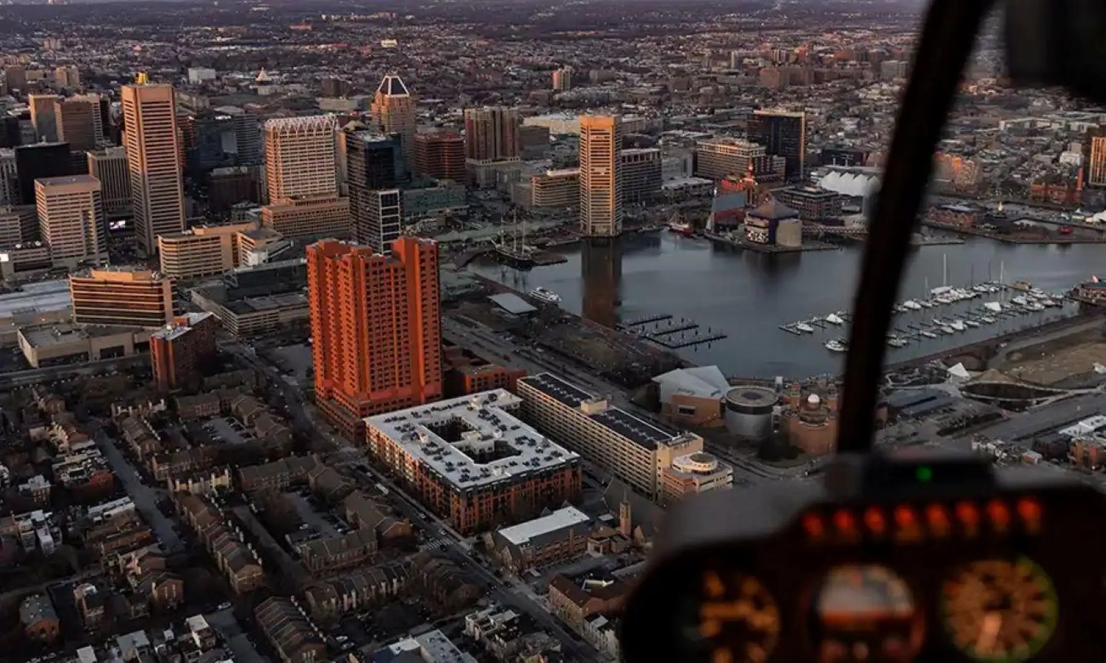 Baltimore Helicopter Tour Over Downtown & Landmarks