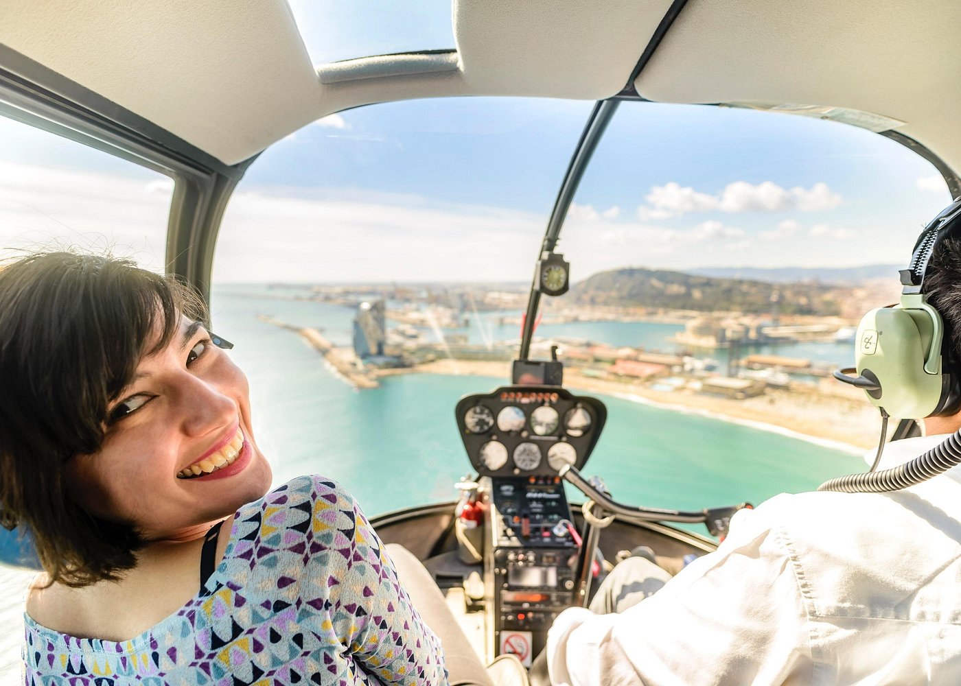 Barcelona's Panoramic Helicopter Flight with Video Included