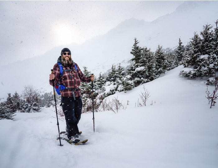 Helicopter & Winter Snowshoe Adventure - Photo 3