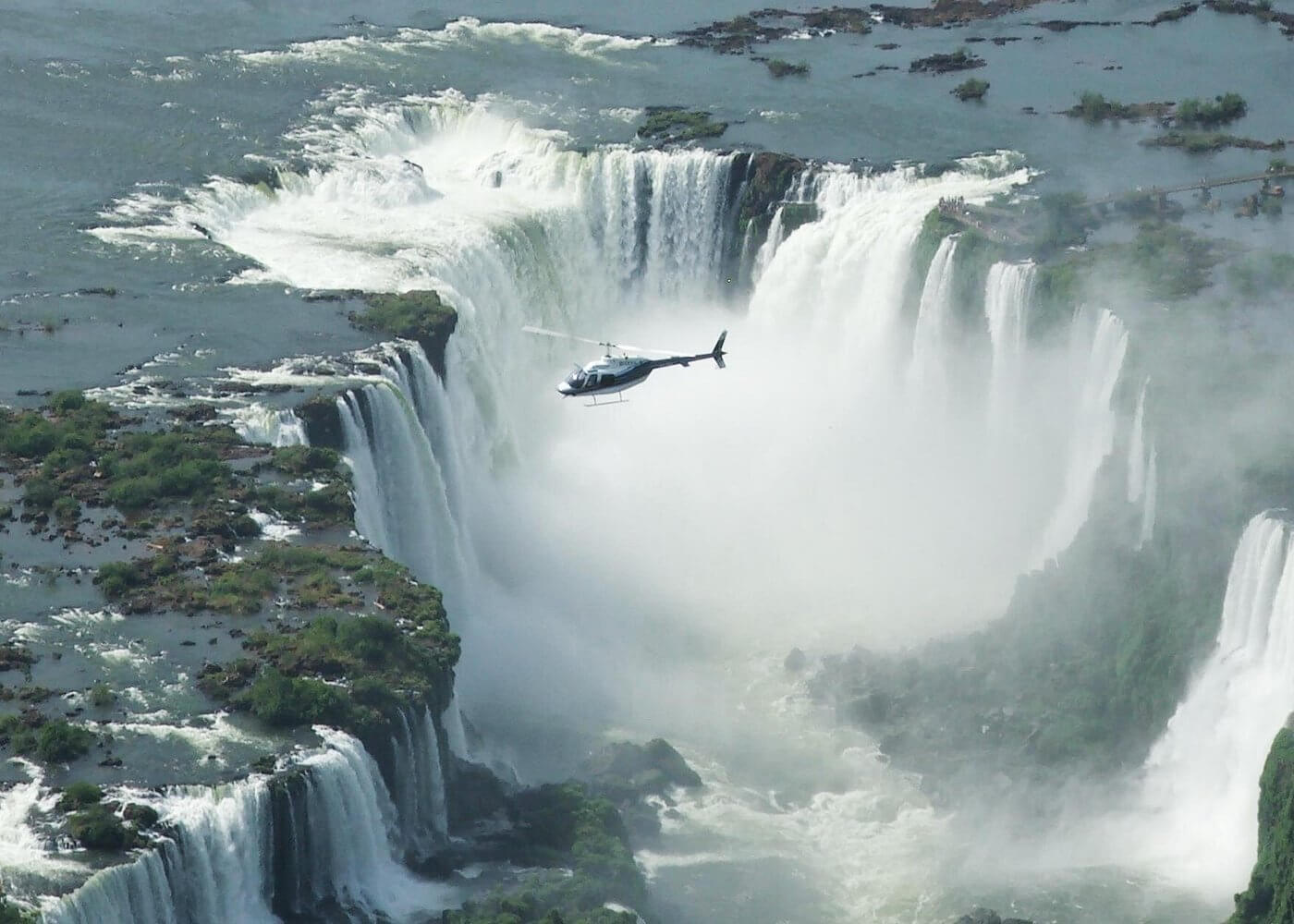 Soar above the Wonder: Helicopter Flight over Iguassu Falls