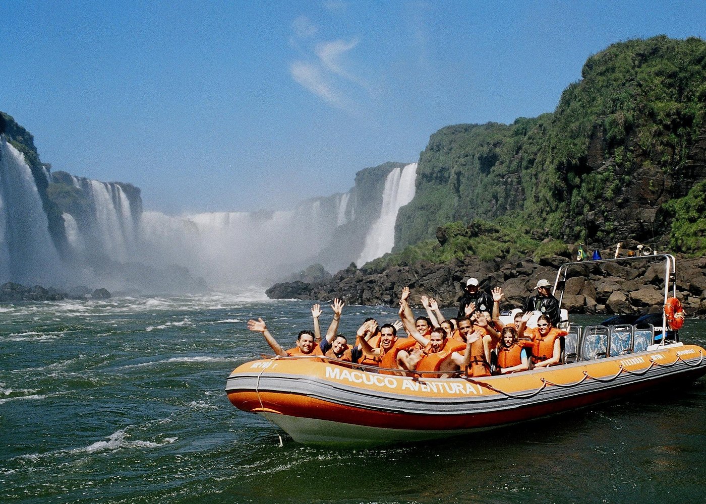 Iguassu Falls Brazilian Side: Macuco Safari, Helicopter Flight and Bird Park