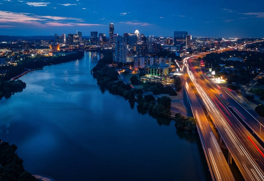 Night Over Austin Skyline Helicopter Tour